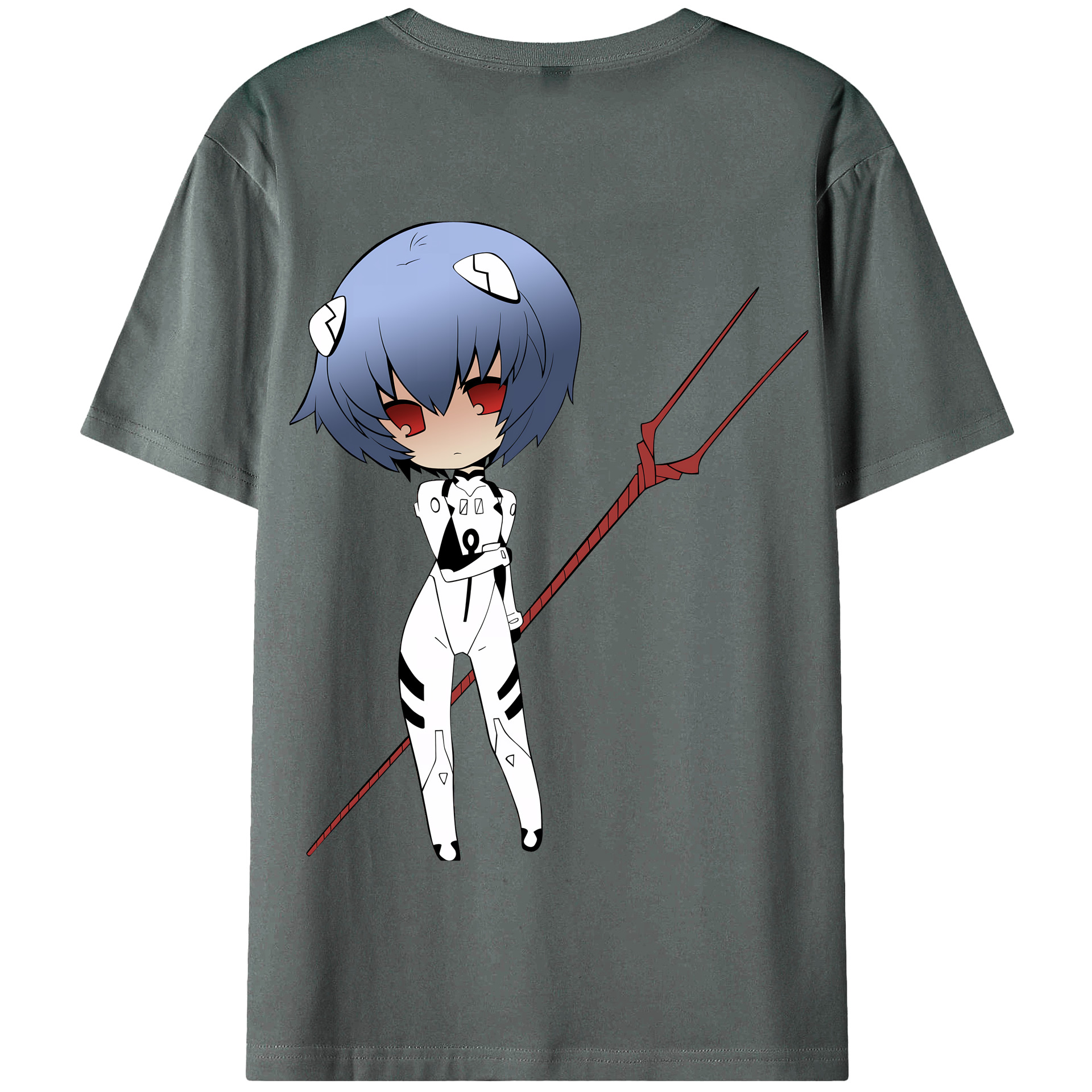 （画像用） EVA 新世紀エヴァンゲリオン 綿100％半袖Tシャツ（背面プリント）